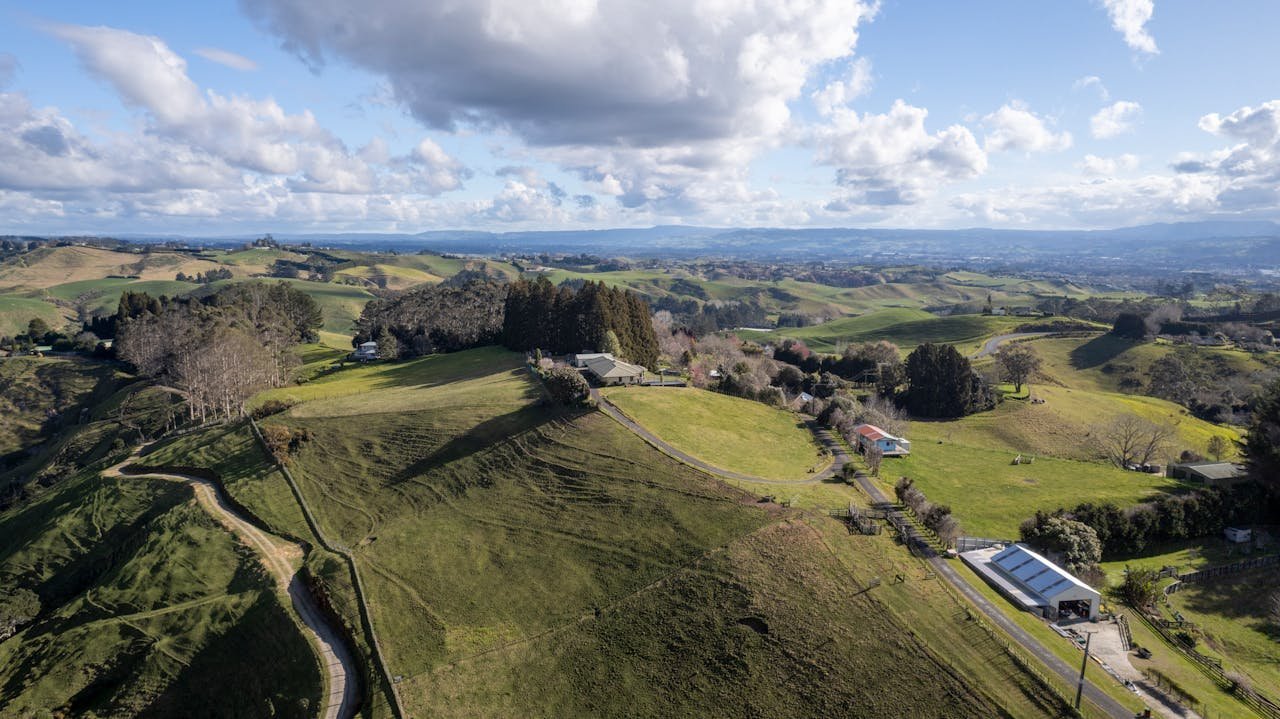 Lifestyle property in South Auckland countryside