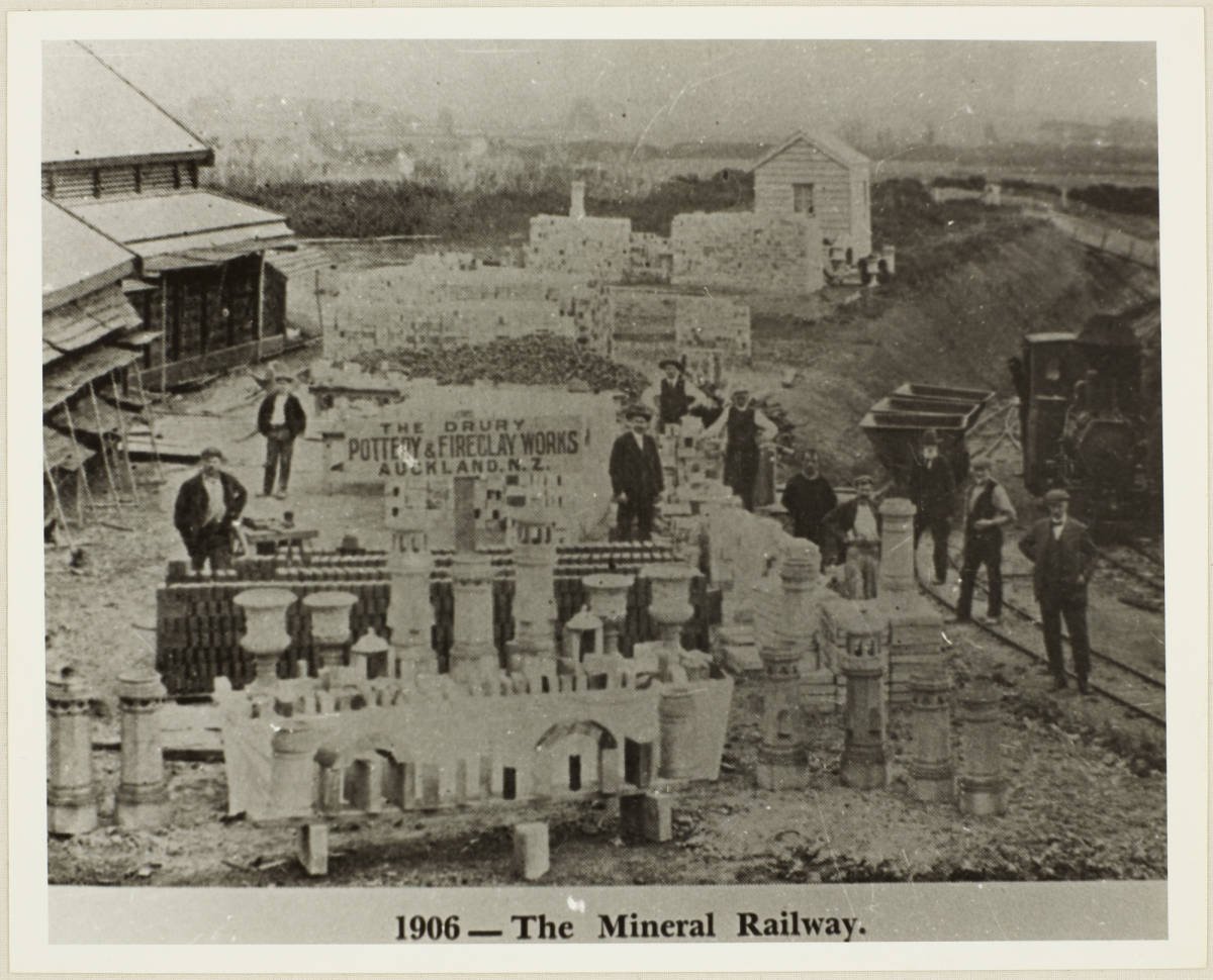 The mineral railway at Drury, 1906, Footprints Collection