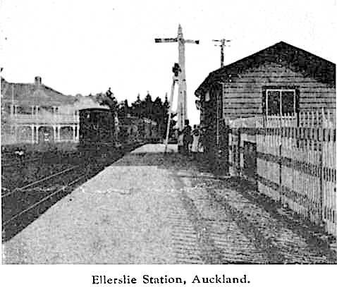 Ellerslie railway station about 1892