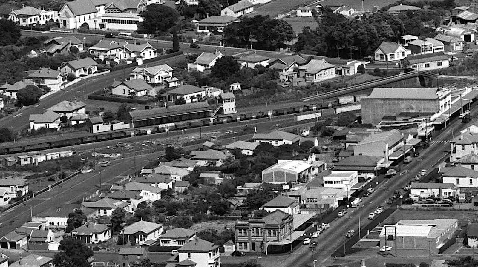 Ellerslie in 1959 aerial