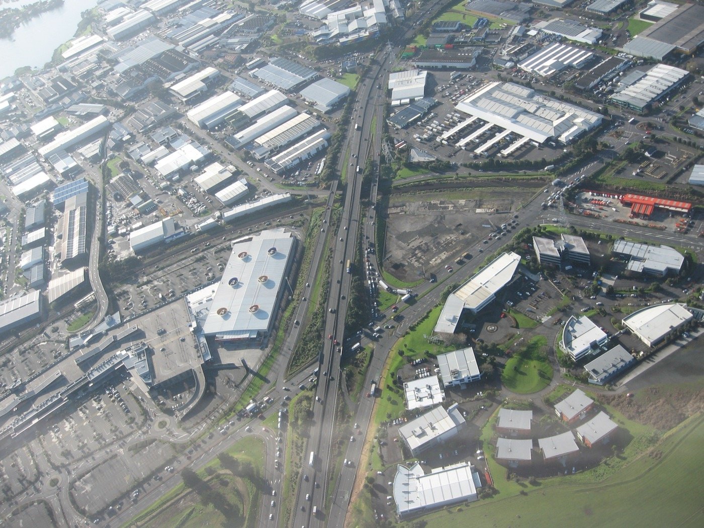 Sylvia Park and Mount Wellington motorway interchange 2010